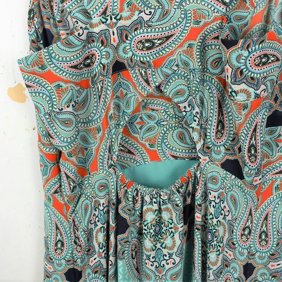 Anthropologie Green Canyon Maeve Maxi Dress Sz - Picture 13 of 16